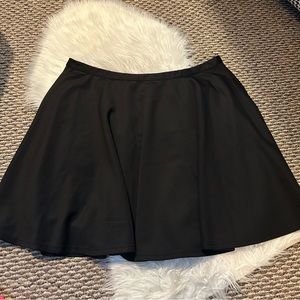 Fervour Black Mini Swing Skirt Size 3x
